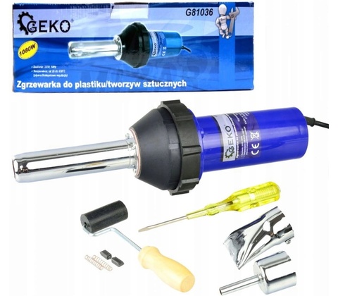 GEKO Horkovzdušná svářečka plastů 1080W