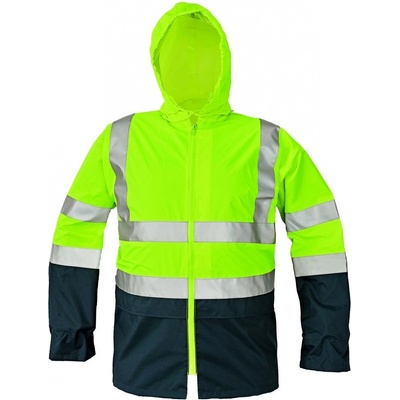 Cerva reflexná pracovná bunda Epping Hi Vis žltá navy