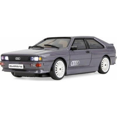 Amewi Trade GmbH RC auto Audi quattro 1980 Onroad Drift s gyrem 4WD RTR šedé 1:28