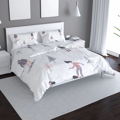 Sablio Povlečení Lyžaři 140x200 70x90 – Hledejceny.cz