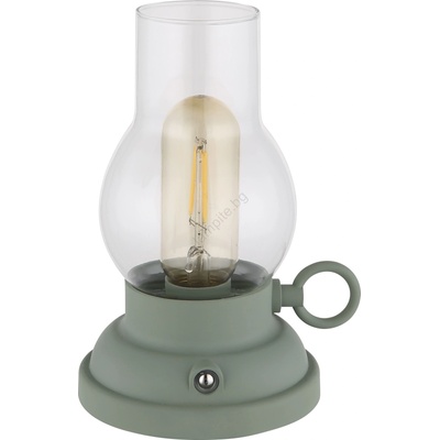GLOBO 58016B - LED настолна лампа PETRO LED/1W/3, 7V 1200 mAh зелена (GL8507)