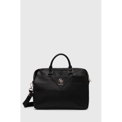 Guess PU Grained 4G Metal Logo Computer Bag 15/16" Black 57983117869