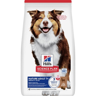 Hills Science Plan Mature Adult 7+ Medium jahňacie a ryža 2 x 14 kg