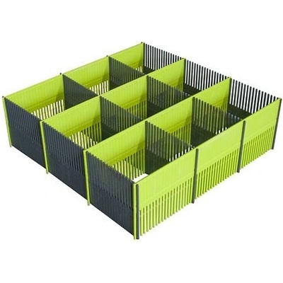 Nastaviteľné priehradky Purvario Maxxi 100 farba limetková