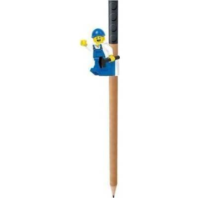 Lego pastelky, 12 různých barev sada s Lego klipem s minifigurkou L53706