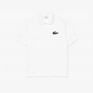 LACOSTE Блуза с яка LACOSTE Robert Georges Core Polo Shirt - White 001