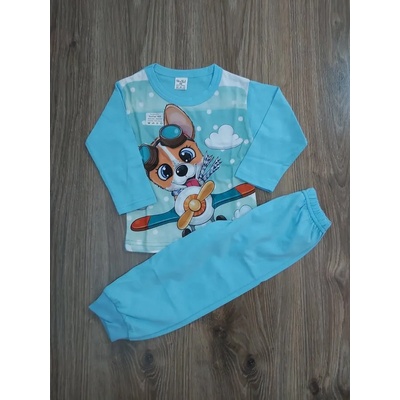 КомТекс Тънка пижама Куче-летец, 86