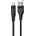 ACEFAST Кабел Acefast C3-02, MFI, USB към Lightning, 1.2 m, 2.4 A, черен (C3-02-A-L black)