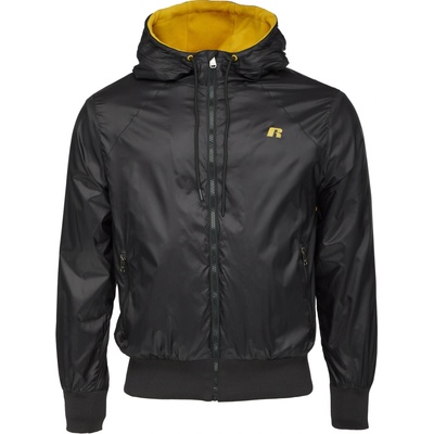 Russell Athletic HOODIE BOMBER čierna žltá