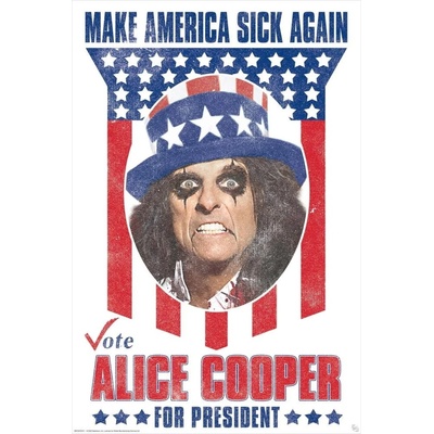 NNM плакат ALICE COOPER - Cooper for President - GBYDCO310