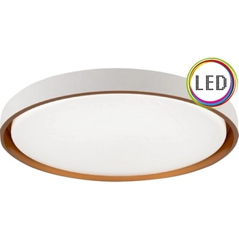 Mitea Lighting M205518-A - LED плафон ф400мм, 28W, 3CCT 3000~6500K, 220~240V, бял/злато (M205518-A)