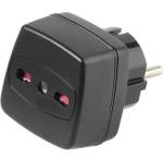 Vivanco Преходник Vivanco 28700, от Type L(ж) към Schuko(м), черен (28700)