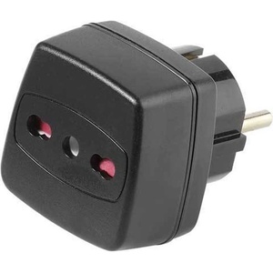 Vivanco Преходник Vivanco 28700, от Type L(ж) към Schuko(м), черен (28700)