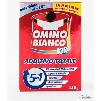 Omino Bianco odstraňovač skvrn Additivo Totale 5v1 430 g