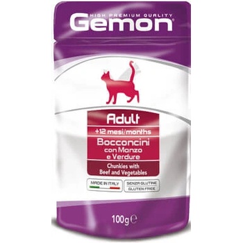 Gemon Pouch Adult Beef пауч за котки - 0.100кг