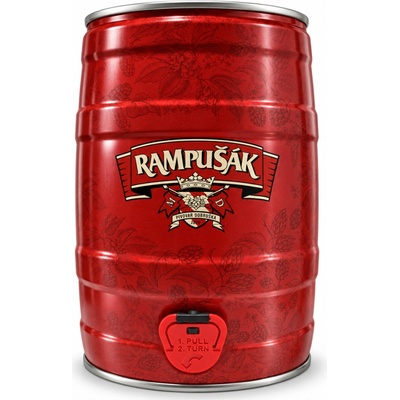 Dobrušská Rodinný pivovar Rampušák 11° 5 l (sud)