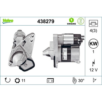 Štartér VALEO 438279