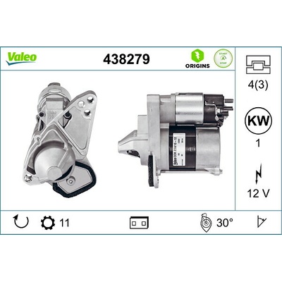 Štartér VALEO 438279