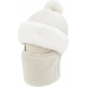 HARAHU Штилова зимна шапка с качулка - Бяла kp37073 (37073)