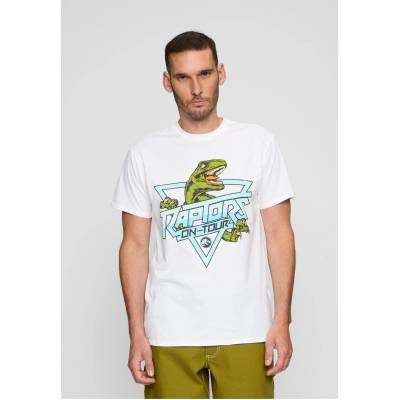 MERCHCODE Тениска Jurassic Park Raptors Tee white XXLUB-MC837-00220 - , размер XS