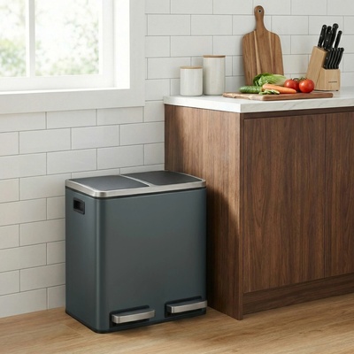 Songmics na tříděný odpad Bins 30 L antracit