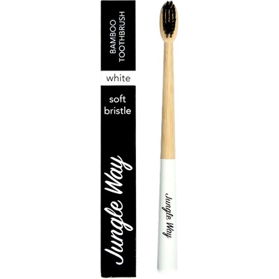 Jungle Way zubní kartáček z bambusu White Soft