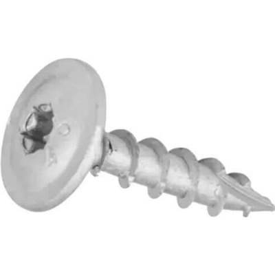 Tesařský vrut do zahradní architektury 8x40 TORX T40 stříbrný Zn talířová hlava (100 ks/bal)
