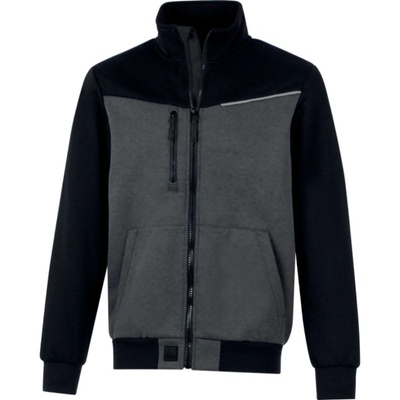 Delta Plus SWABI mikina na zips sivá/čierna