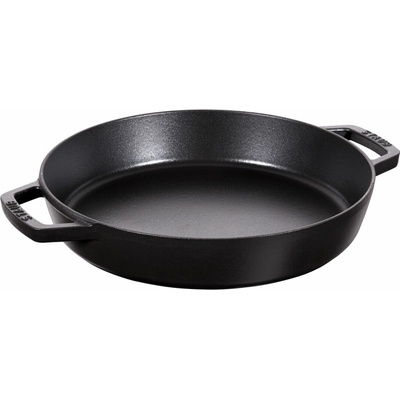 Staub Liatinová panvica s dvoma úchytmi, Ø 34 cm, čierna 1004524