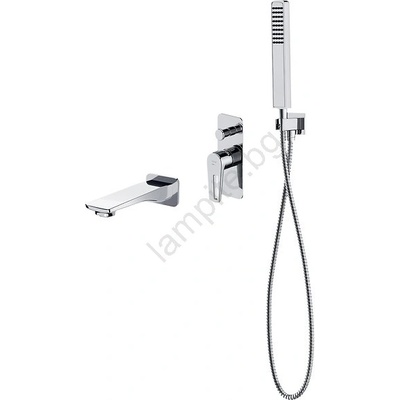 Cersanit S952-037 - комплект за вана с вградена батерия MILLE хром (CS0068)