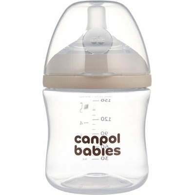 Canpol Babies Fľaša antikoliková natural shape 150 ml