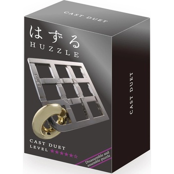 Hanayama Метален логически пъзел Hanayama - Cast Puzzle Duet Huzzle (515088)