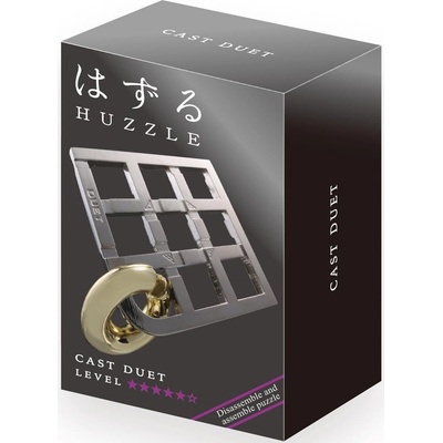 Hanayama Метален логически пъзел Hanayama - Cast Puzzle Duet Huzzle (515088)