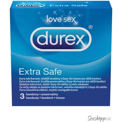 Durex Classic Extra Safe 3 ks