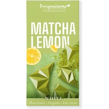 Benjamissimo Svetlá Vegan čokoláda matcha a citrón bio 60 g