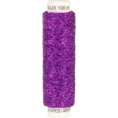 Nitě vyšívací Metalux - 0,2mm/100m nit Metalux: 447 Fialová