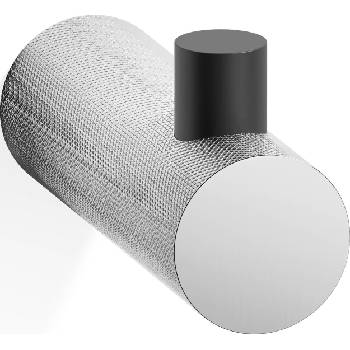 DECOR WALTHER Закачалка за кърпи Club черна мат-хром (0855360)