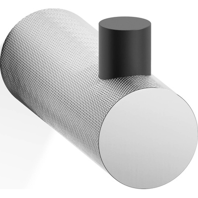 DECOR WALTHER Закачалка за кърпи Club черна мат-хром (0855360)