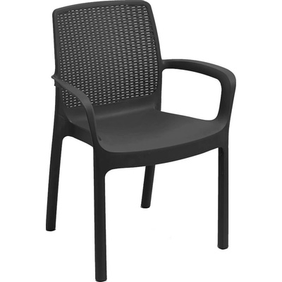 Progarden 1630 zahradní židle plast antracitová