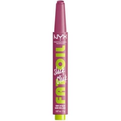 NYX Professional Makeup Fat Oil Slick Click rtěnka Růžová 2 g