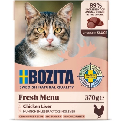 Bozita Cat kousky v omáčce s kuřecími játry 370 g