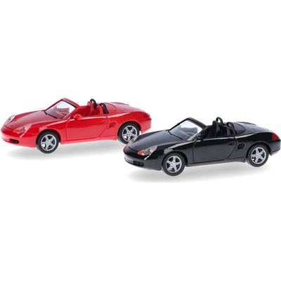 Herpa Sada 2ks: Porsche Boxster S minikit v stavebnice 1:87