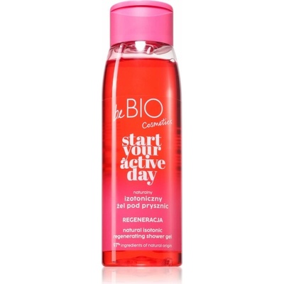 beBIO Start Your Active Day regeneračný sprchový gél pre ženy 400 ml