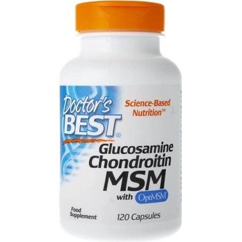 Doctor's Best Glukozamín Chondroitín MSM s OptiMSM 120 veg. kapsúl