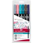Tombow Маркер Tombow ABT Dual Brush 6P-5 Vintage (6) (ABT-6P-5)
