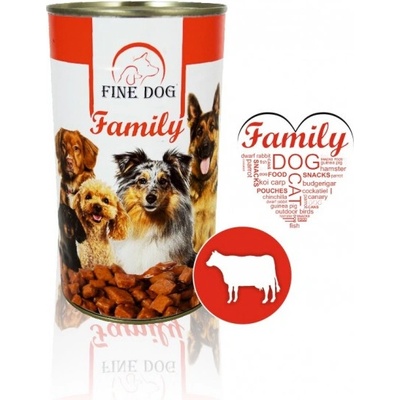 Fine Dog Family s Hovädzím 415 g