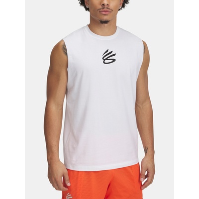 Under Armour Мъжки тениски Under Armour Curry SLVS Under Armour | Byal | МЪЖЕ | L