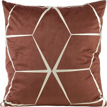 Takoy Zamatová BLINK 28 so striebornou geometrickou potlačou-HF-391052 45 x 45 cm