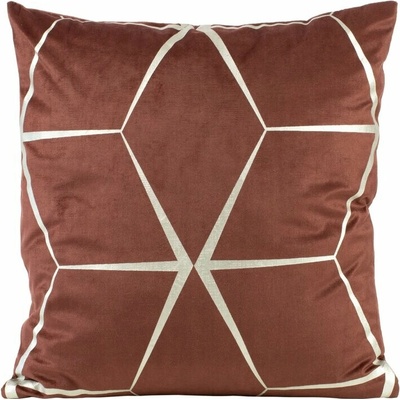 Takoy Zamatová BLINK 28 so striebornou geometrickou potlačou-HF-391052 45 x 45 cm