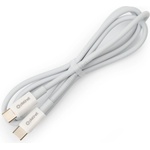 Platinet USB кабел USB-C / USB-C съединител 60W 1m бял (PL0547)